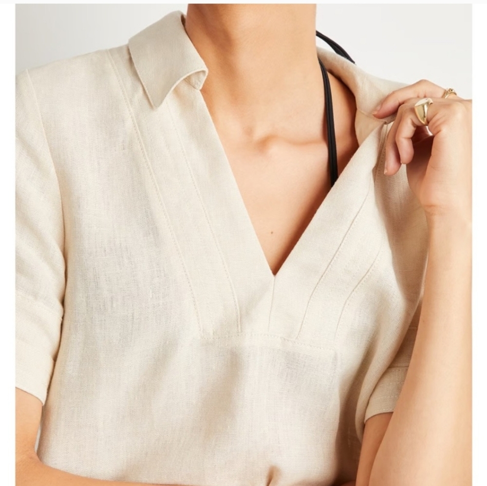 Banana Republic Cream Maxi Dress - Picture 3 of 3